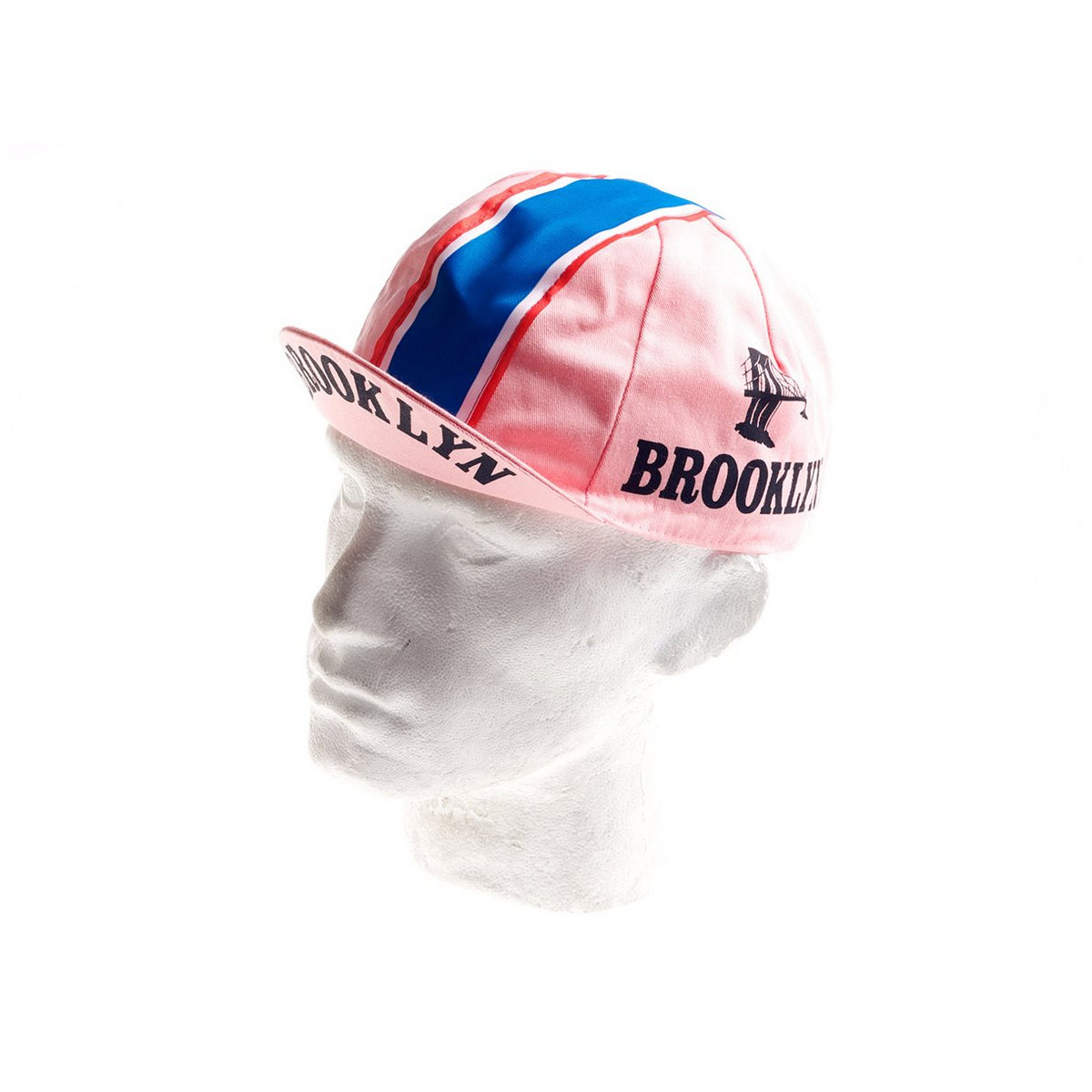 Vintage cycling cap brooklyn pink