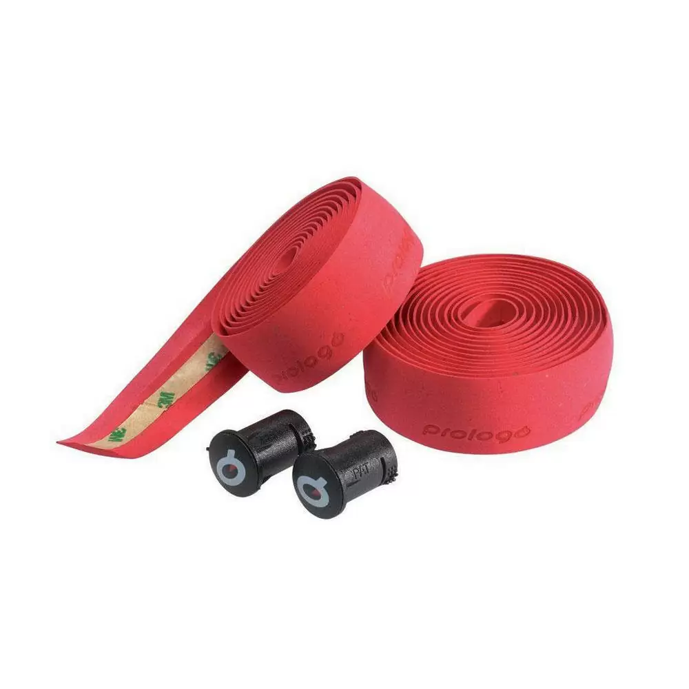 pair handlebar tapes plaintouch red - image