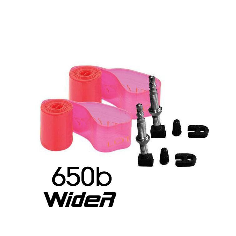 Kit Tubeless Mtb 27,5'' Plus wider 30mm tapes + Presta valves