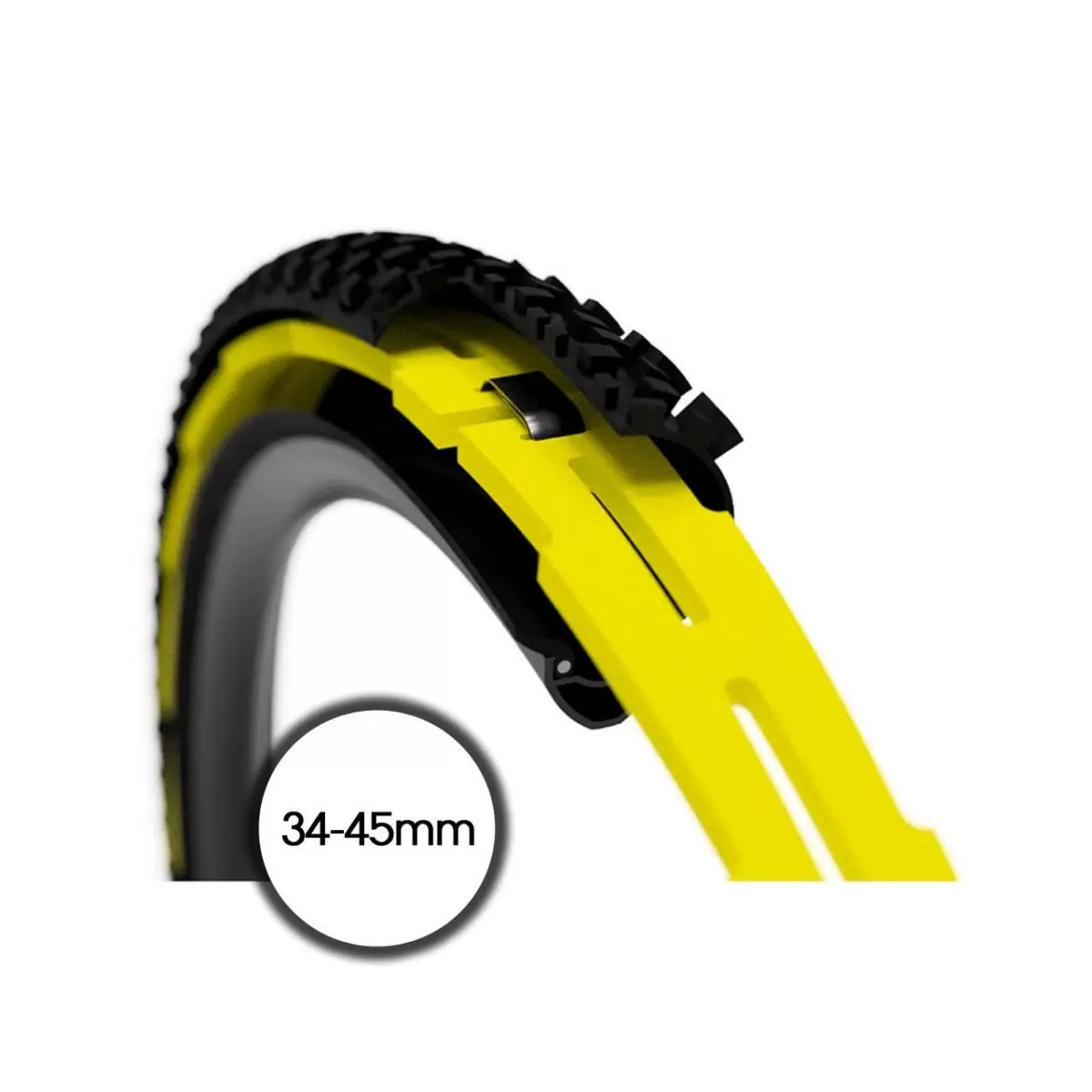 tubeless puncture prevention kit size l rim width 34-45mm - image