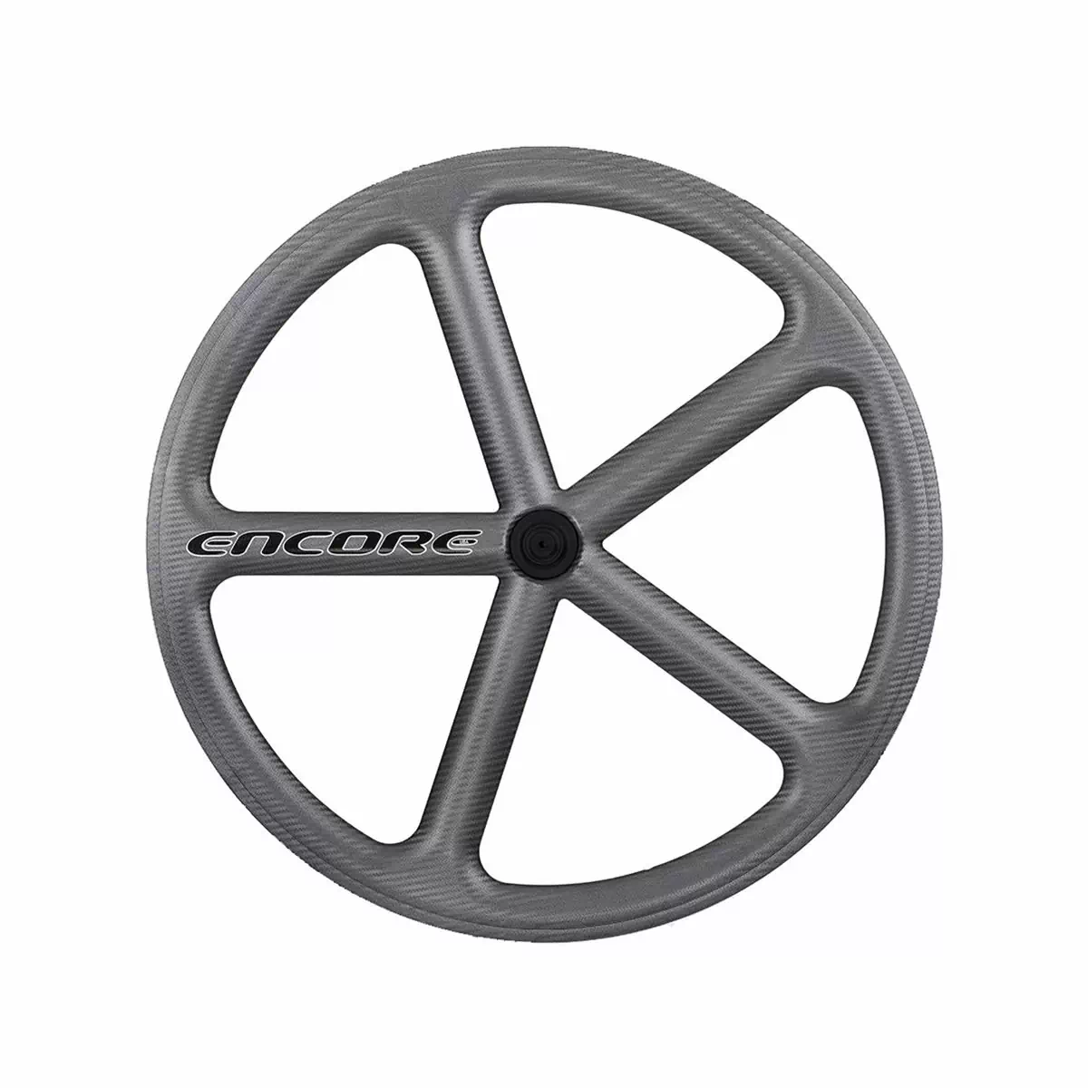 rear wheel 700c track 5 spokes carbon weave charcoal nmsw - image