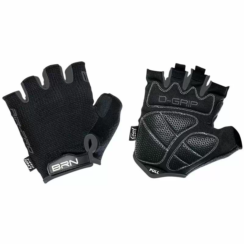 Short Finger Gloves Air Pro Black/Grey Size L - image