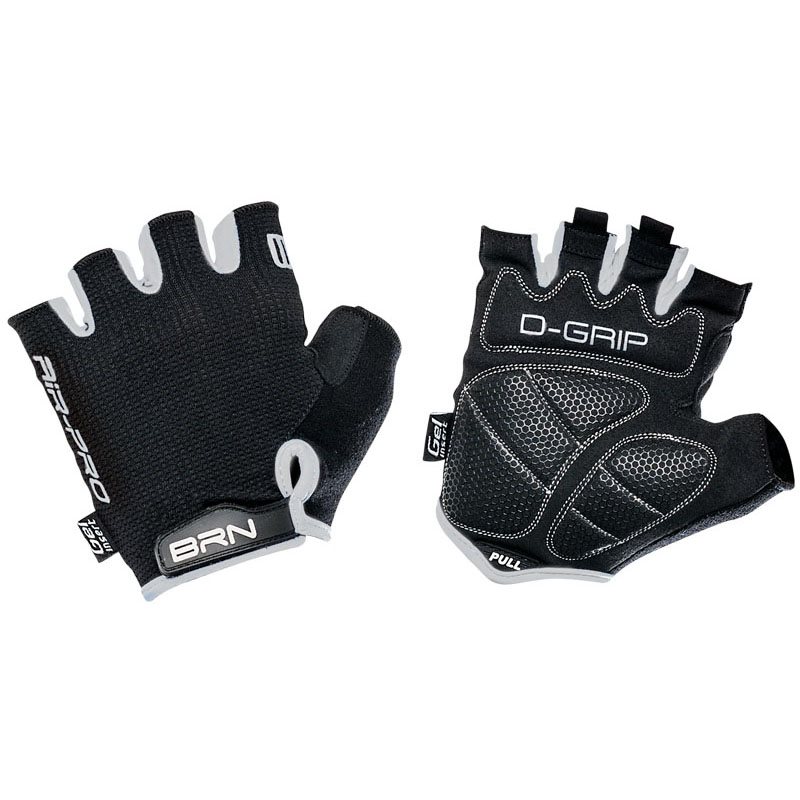 Short Finger Gloves Air Pro Black/White Size S