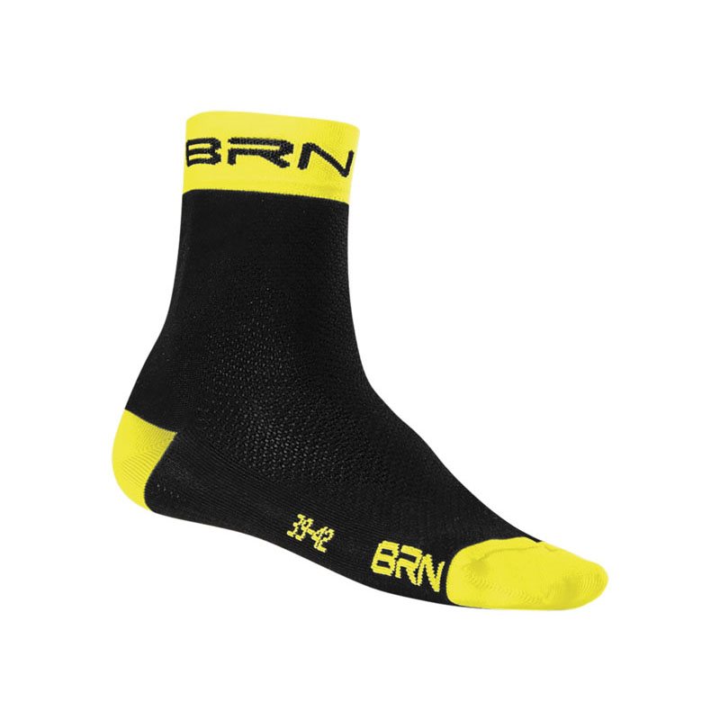 Ankle socks black/neon yellow Size M (43-46)