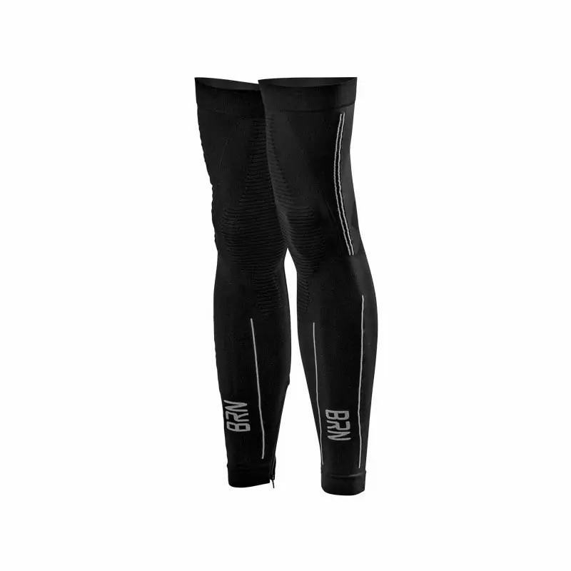 Leg warmers black/grey one size - image