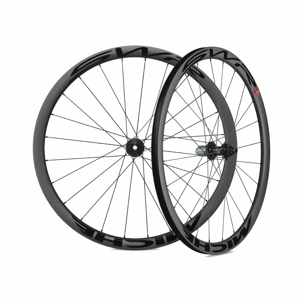 road wheelset swr full carbon rc dx disc thru axle clincher - image