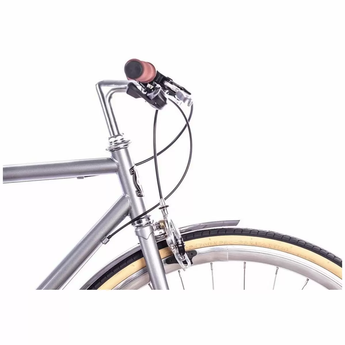 Bicicleta urbana ODYSSEY 8spd Brandford prata média 54cm #3