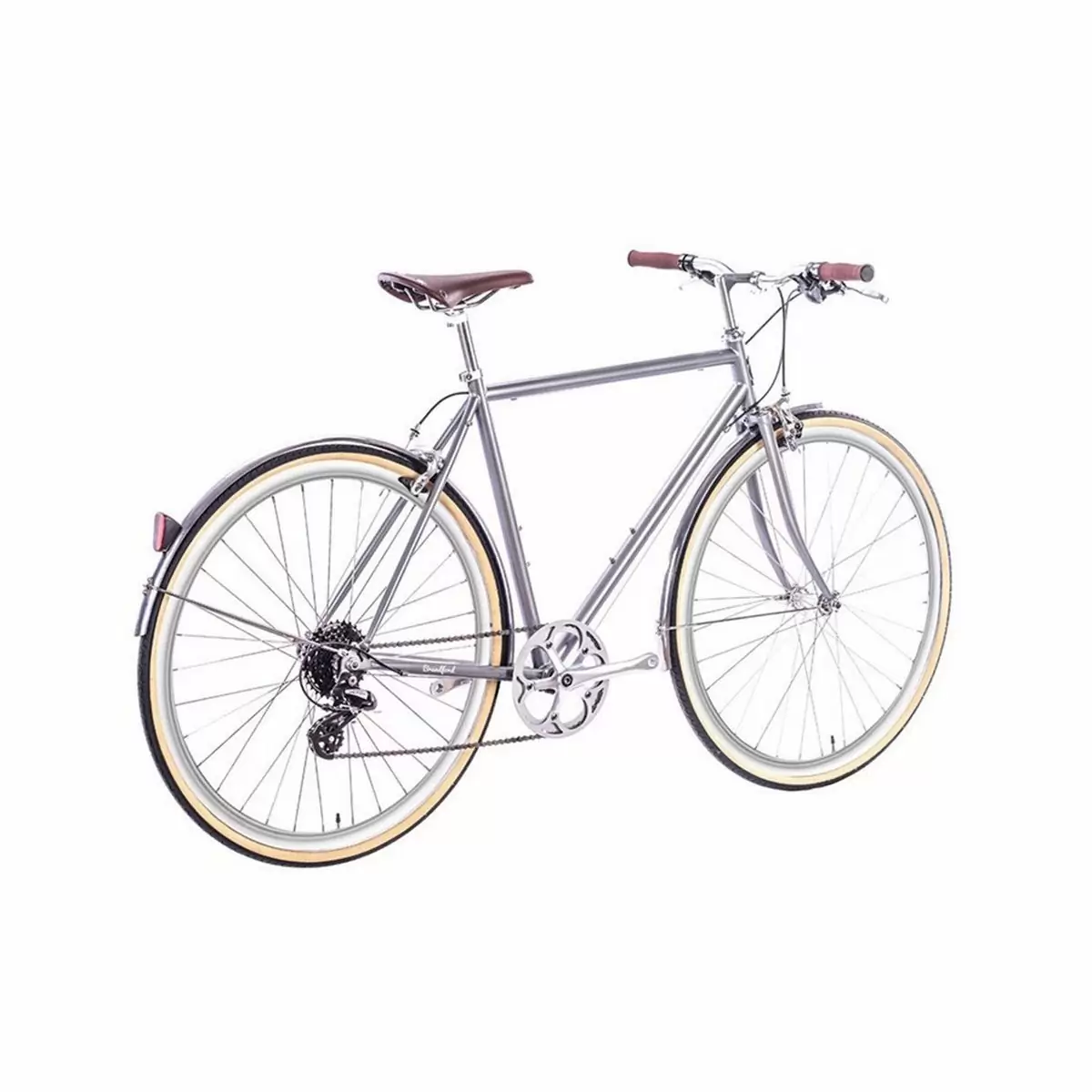 Bicicleta urbana ODYSSEY 8spd Brandford prata grande 58cm #2