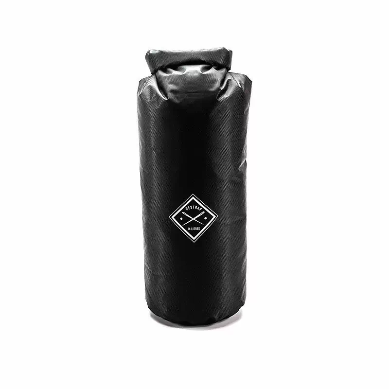 Waterproof rool dry bag for seatpost 14 litre black - image