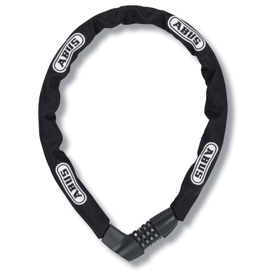 Candado de combinación cadena negro 110cm
