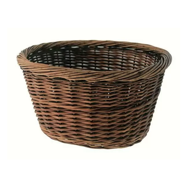 Wicker oval basket - image