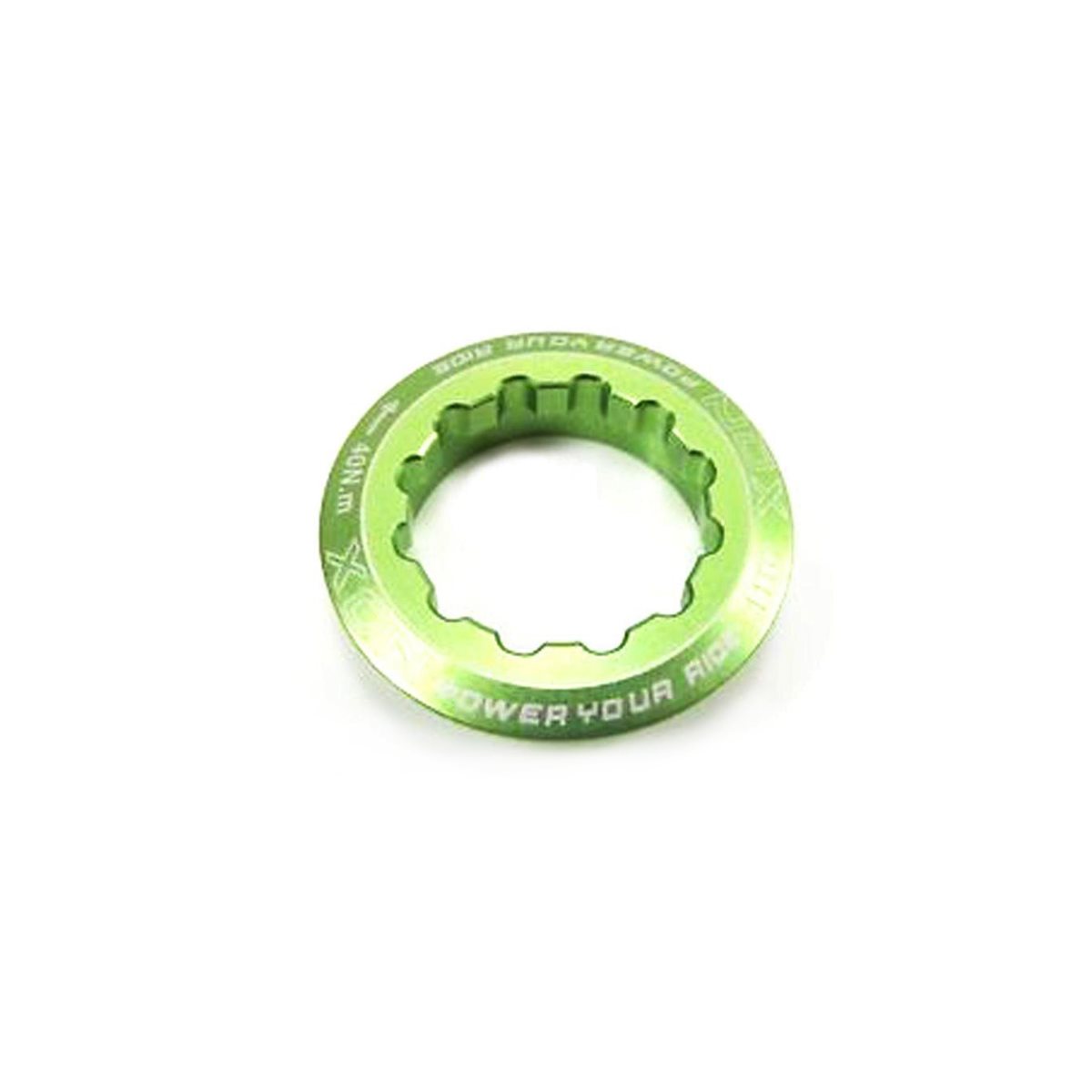 Cassetes de anel de bloqueio 12T Shimano Verde