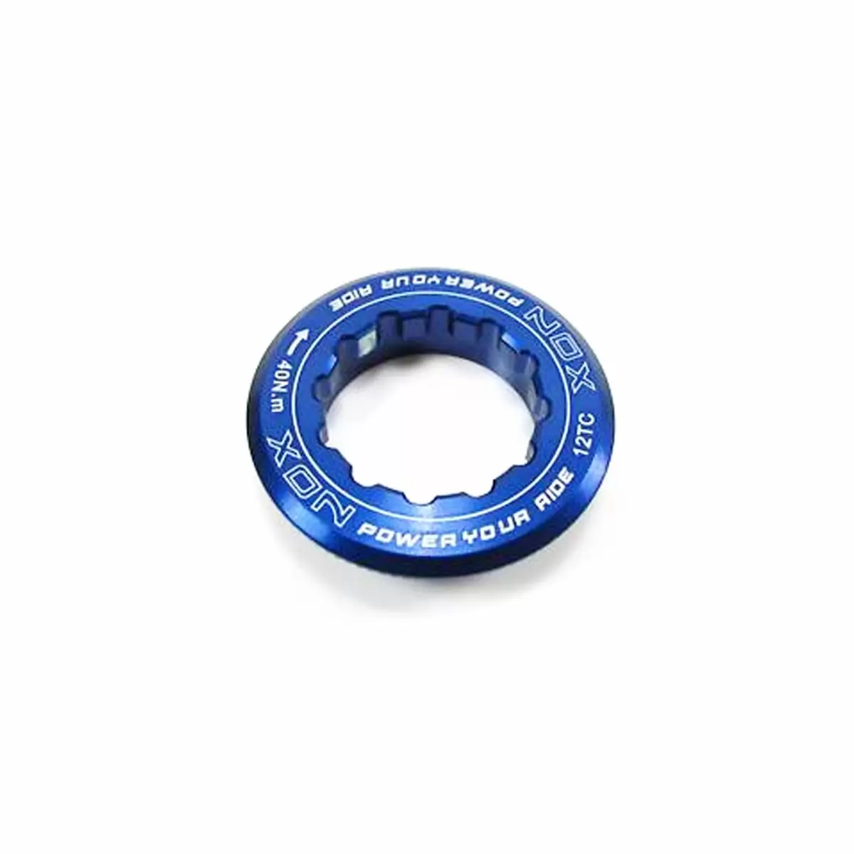 Cassetes Lockring 12T Shimano Blue - image