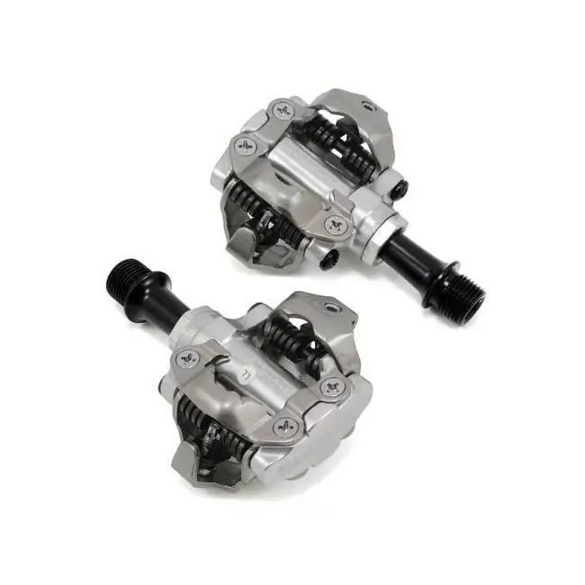 PD-M540 SPD MTB Pedals Silver With Cleats SM-SH51 - image