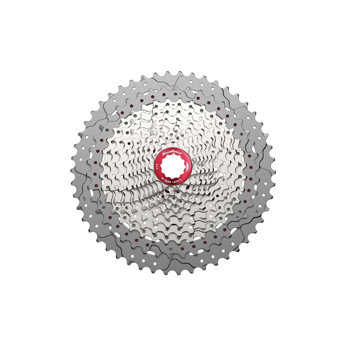 MZ90 Wide Ratio 12-speed cassette 11-50T Shimano HG compatible silver