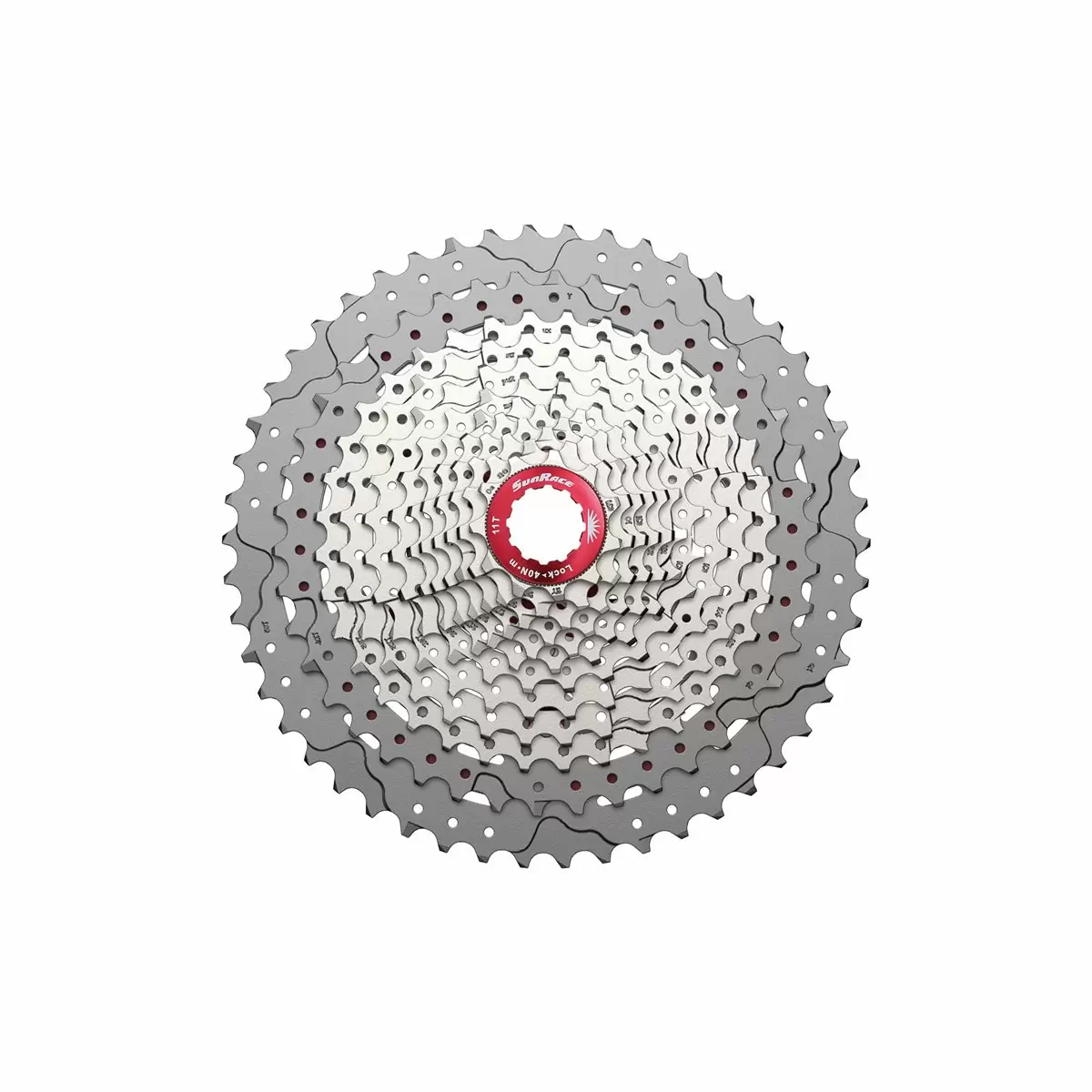 MZ90 Wide Ratio 12-speed cassette 11-50T Shimano HG compatible silver - image