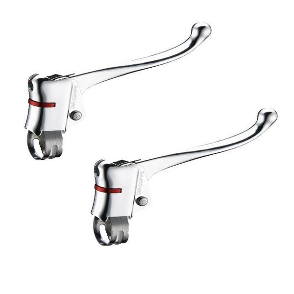 pair brake lever sport alluminium silver