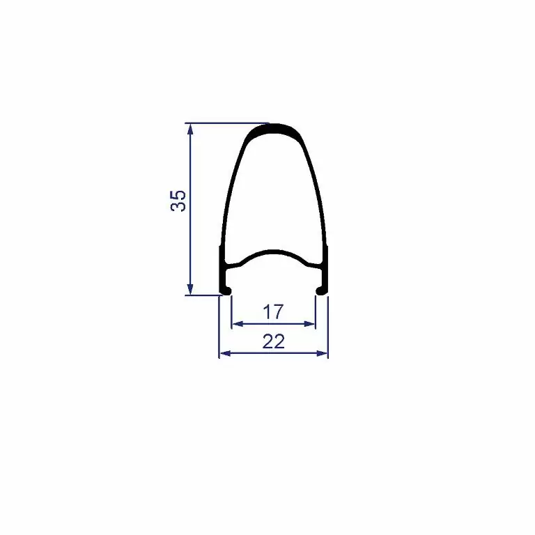 Coppia ruote TRIMAX 35 KB Clincher Keronite 35mm Tubeless Ready Shimano 10/11v #4