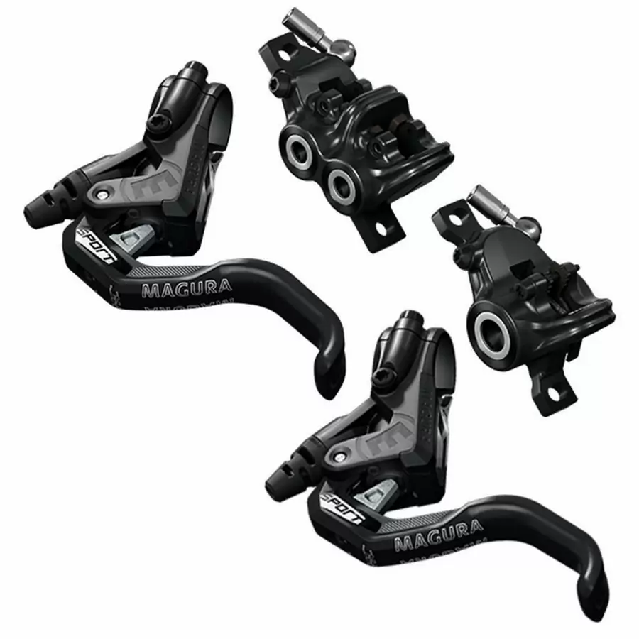 MT Trail Sport 1 front / rear disc brakes right /left 1-finger HC lever - image