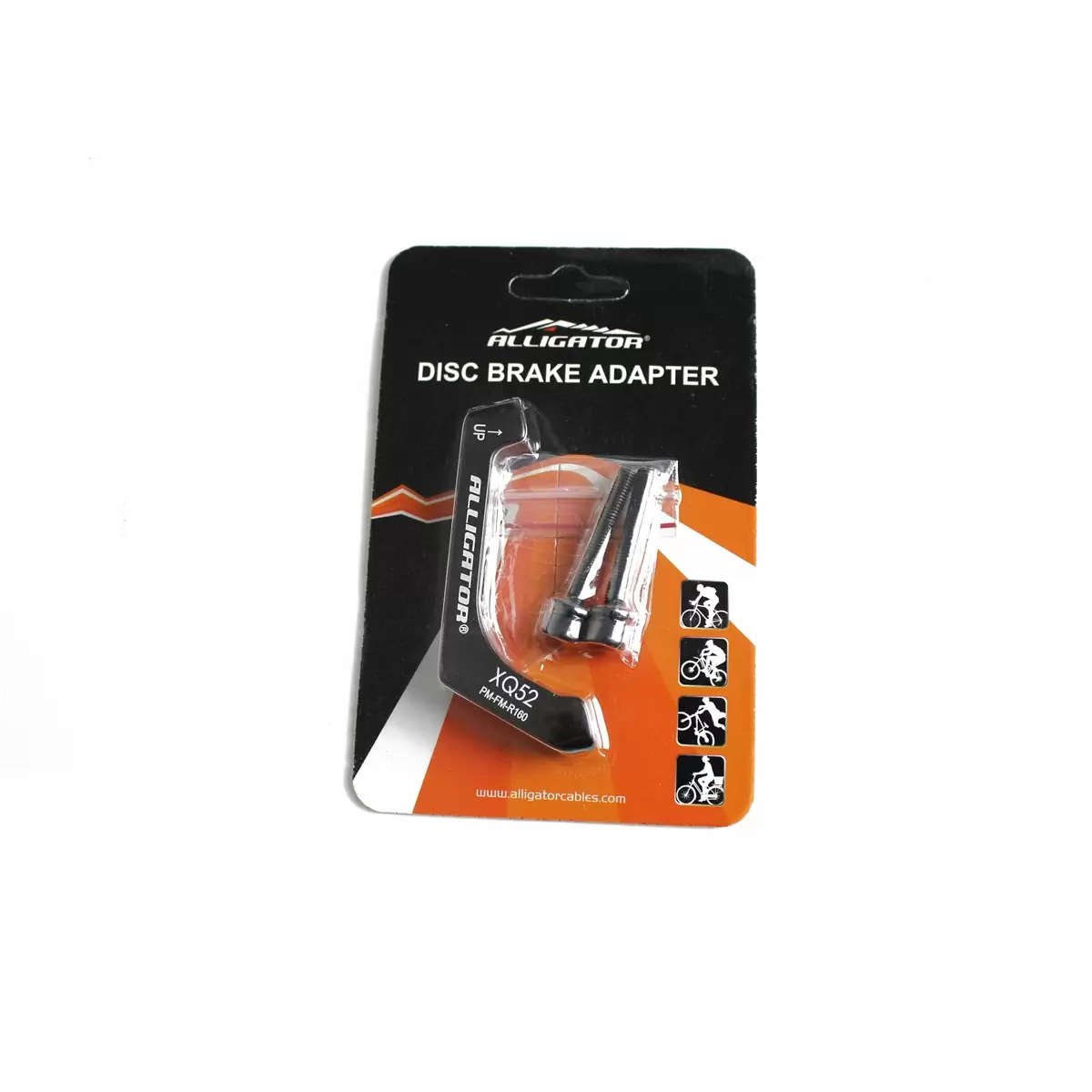 Rear disc brake adaptor XQ52 160mm from Postmount to Flatmount - image