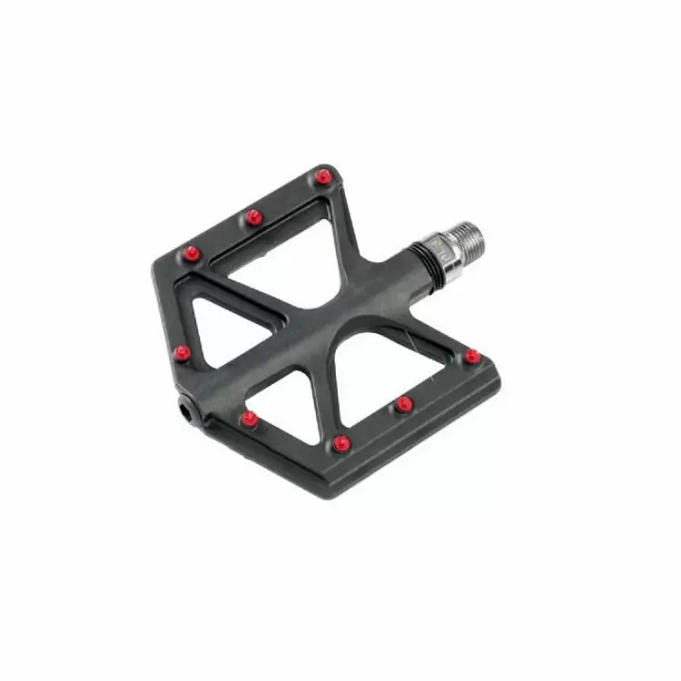 Pair flat pedals ZP-D213 anti-slip ultralight carbon / resin #1