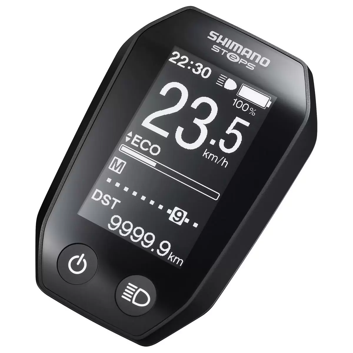 Motodak Pedivella Destra Shimano FC-E6010 Per Bici Elettrica: 175mm In Alluminio, Colore Nero