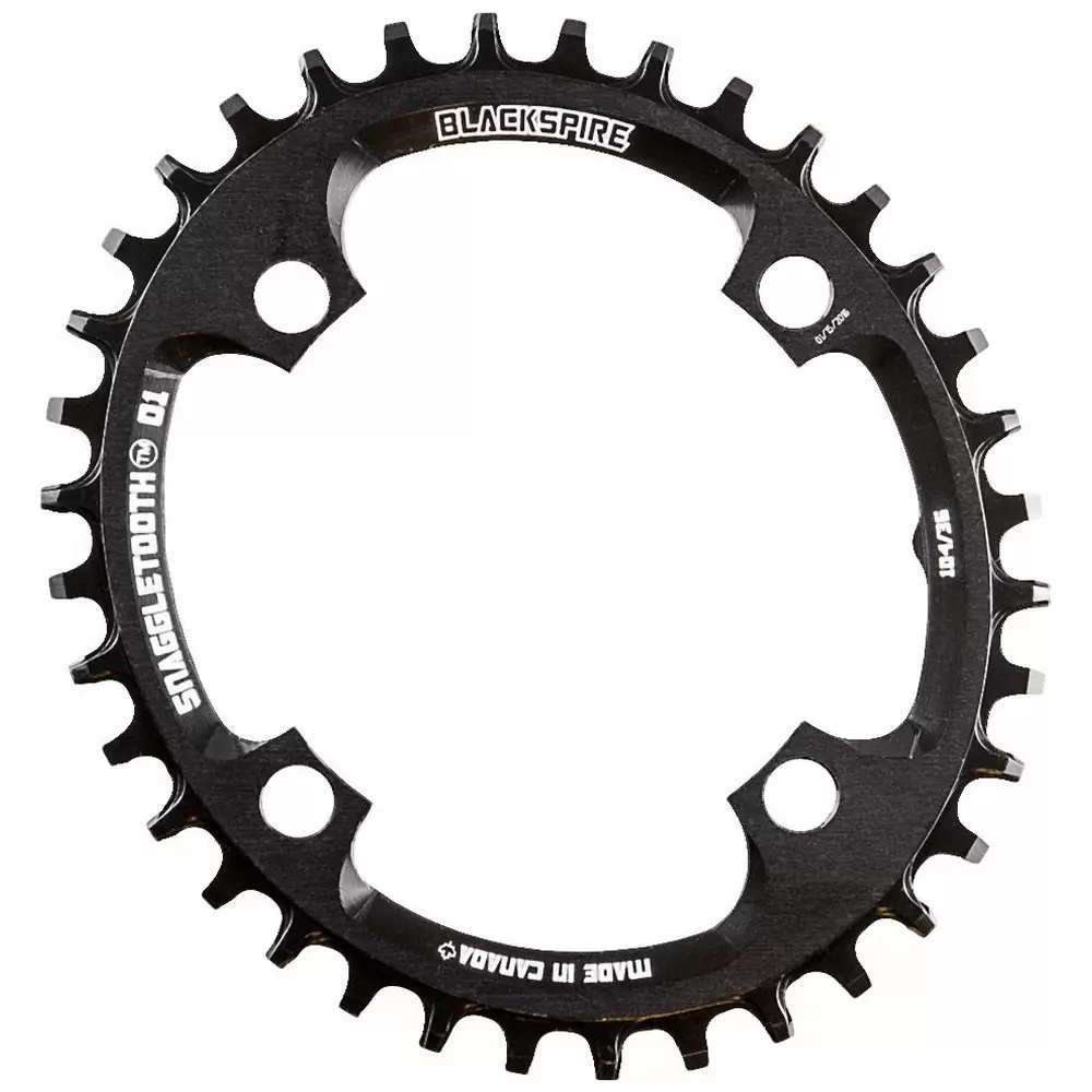 Oval Snaggletooth Chainring 36t BCD 104 - image