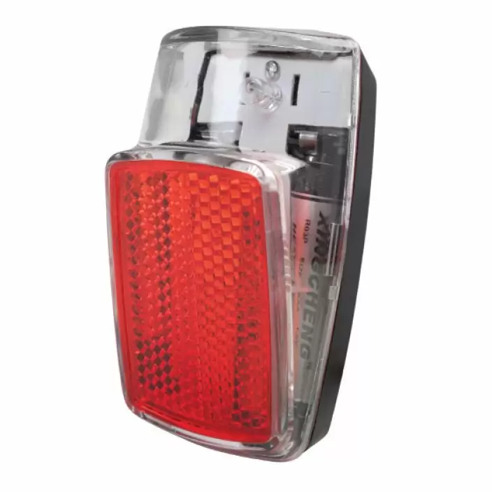 Lanterna traseira no rack branco/vermelho - image