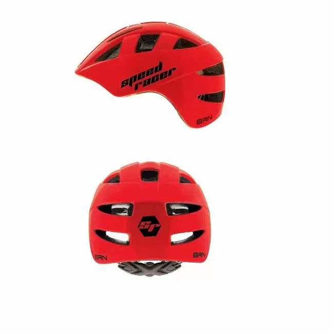 capacete menino speed racer vermelho tamanho XS 48-50cm #1