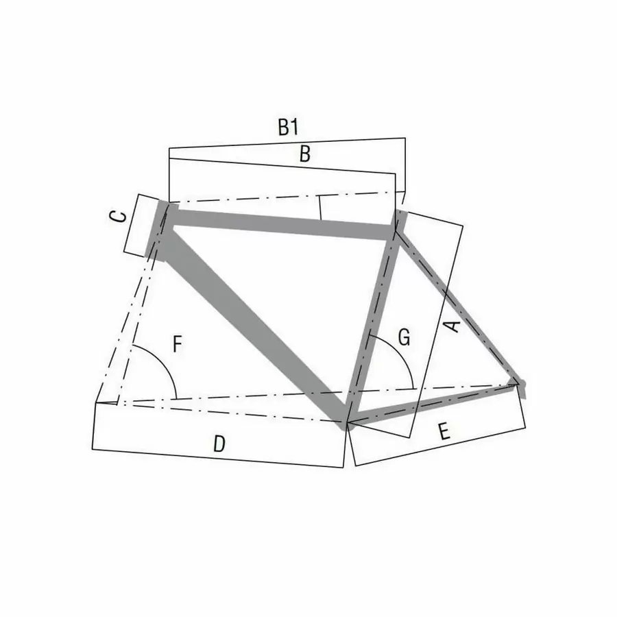 Disque de cadre de route conique en aluminium taille 55 BSA #7