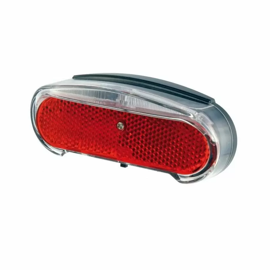 Rear carrier light with 1 red led with battery - image