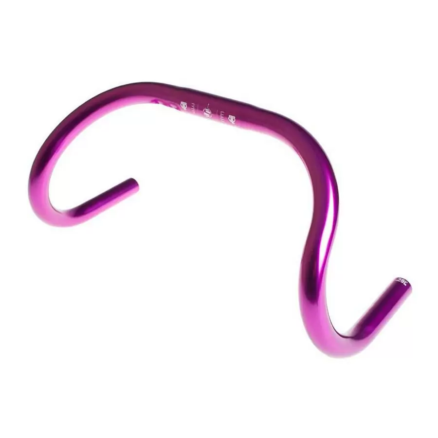 Guidon Track Drop Bar 380 mm violet anodisé - image