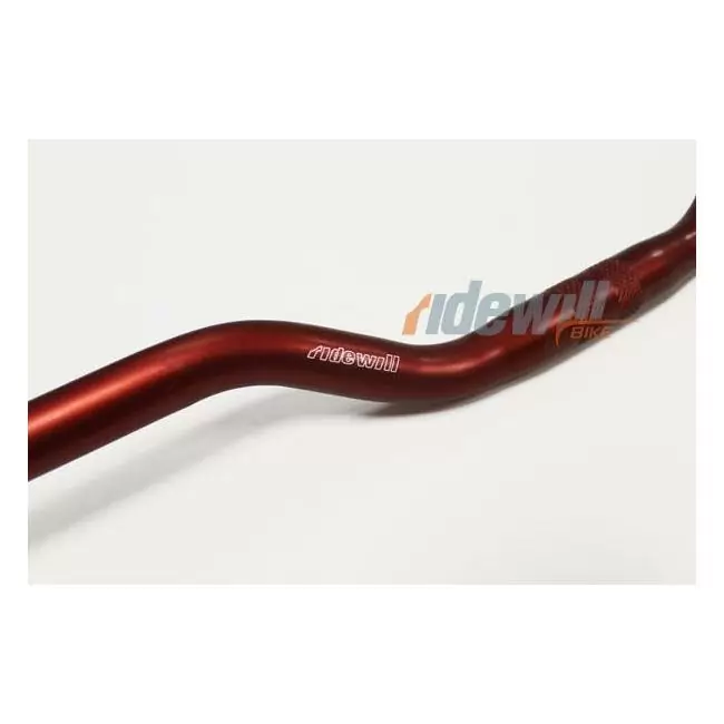 handlebar rise fixed alluminium 605mm red anodized #2