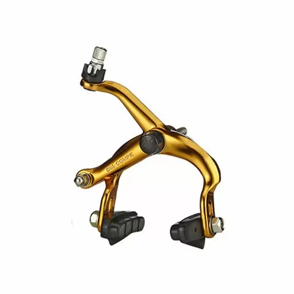 Front brake aluminum 45/57 mm gold - image