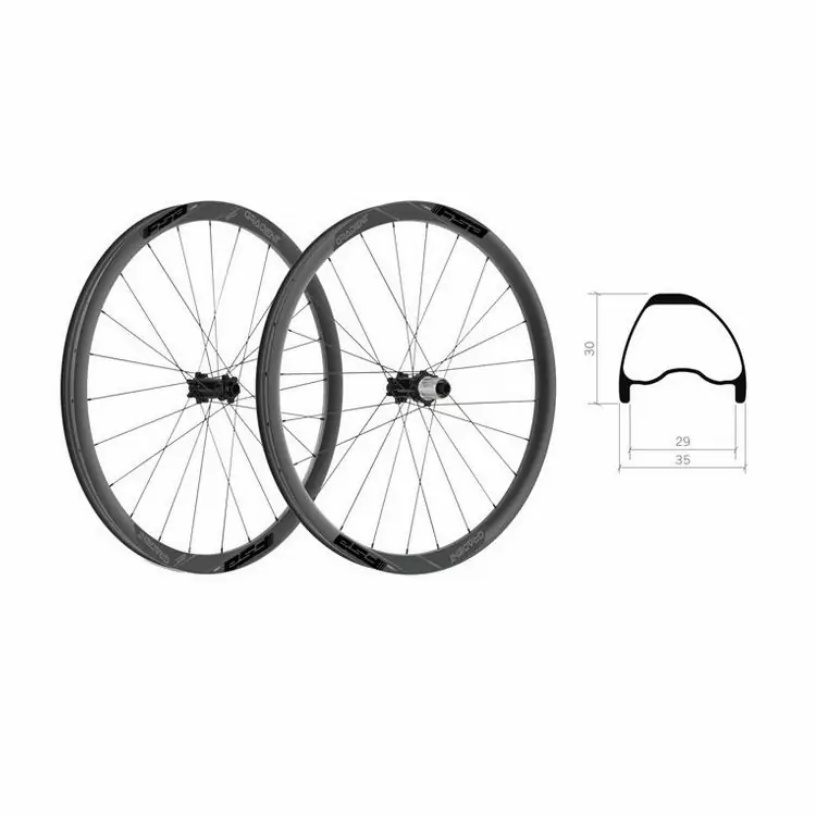 Pair carbon wheels 29'' wheels Gradient Wider29 Boost - image
