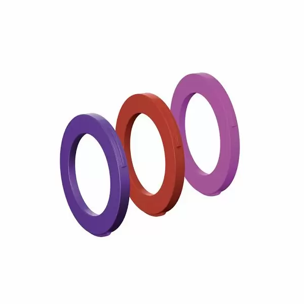 Kit 12 caches étrier 4 pistons violet, rouge, fuxia à partir de 2015 - image