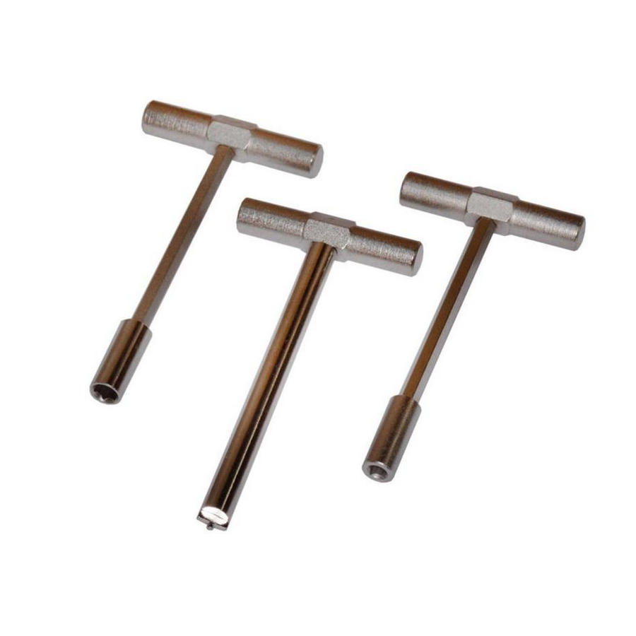 Set spoke wrenches hex and slit with pin