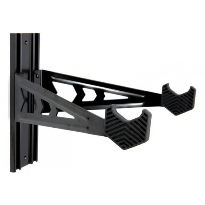 Bycicle holder velo wall rack 2 arms black