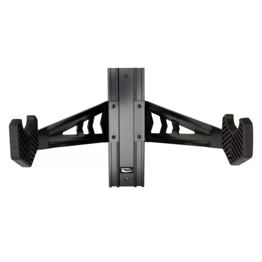 Bycicle holder velo wall rack 2 arms black #1