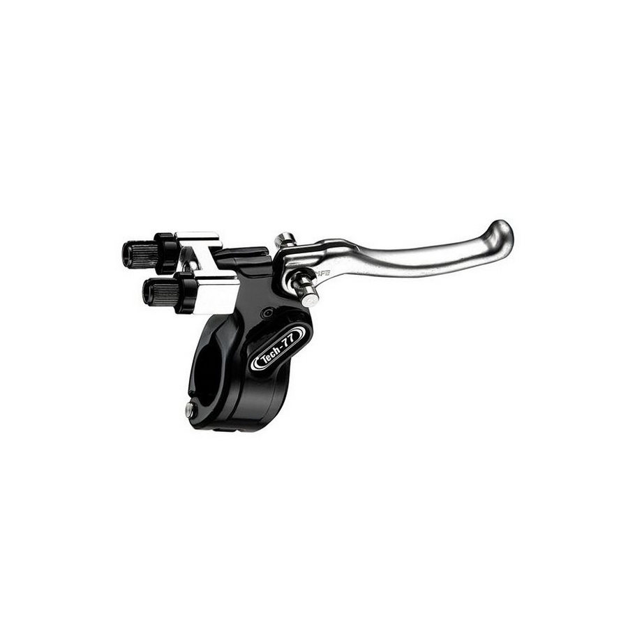 Brake lever right TECH-77W with double cable pull