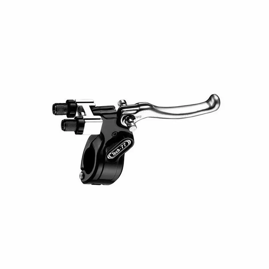 Brake lever right TECH-77W with double cable pull - image