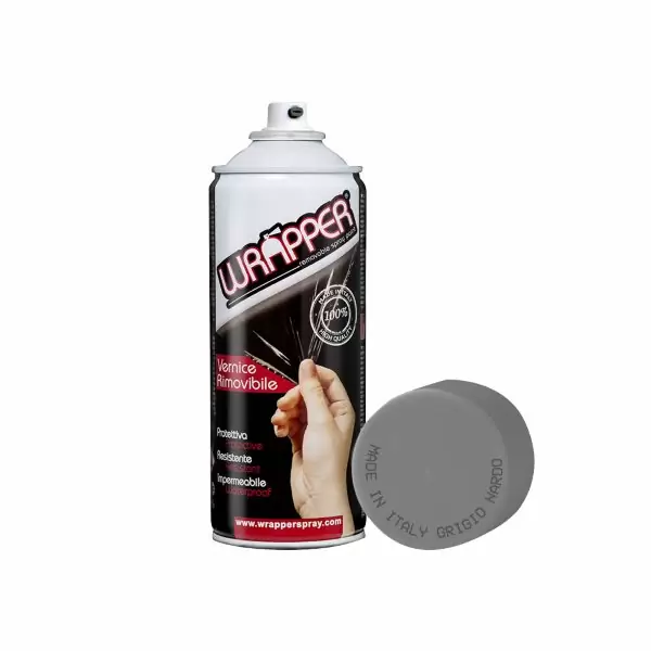 Tinta spray removível cinza nardo 400ml. - image