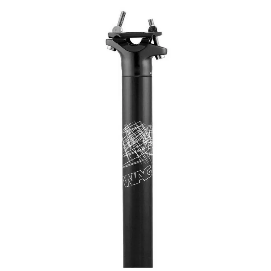 Tija de sillín 27,2 x 350 mm color negro - image