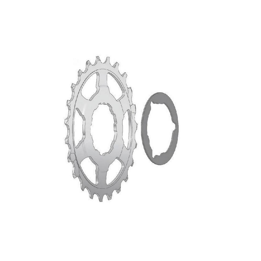 Spare sprocket 25T last position with washer Shimano 11 speed