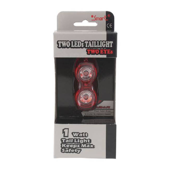 Rücklicht 2 vertikale rote LED Superflash 3 Funktionen