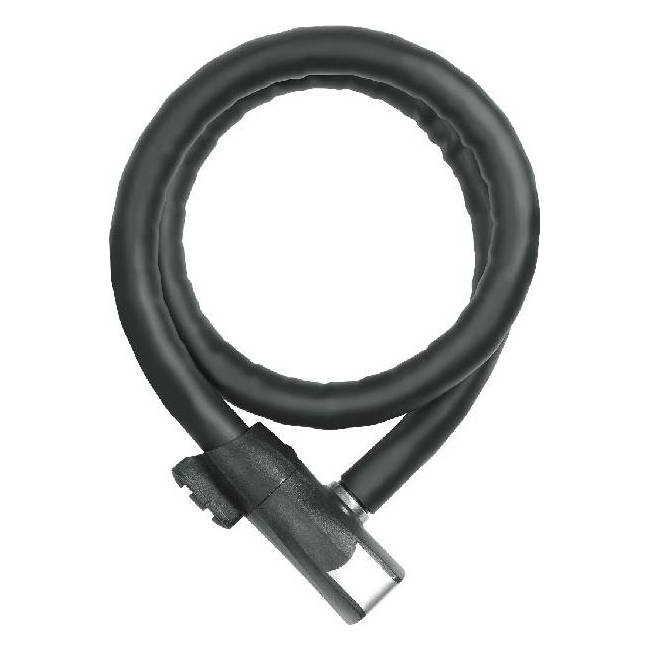 Candado cable espiral centuro 860 negro 1100mm pvc