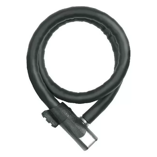 Spiral cable lock centuro 860 black 1100mm pvc - image