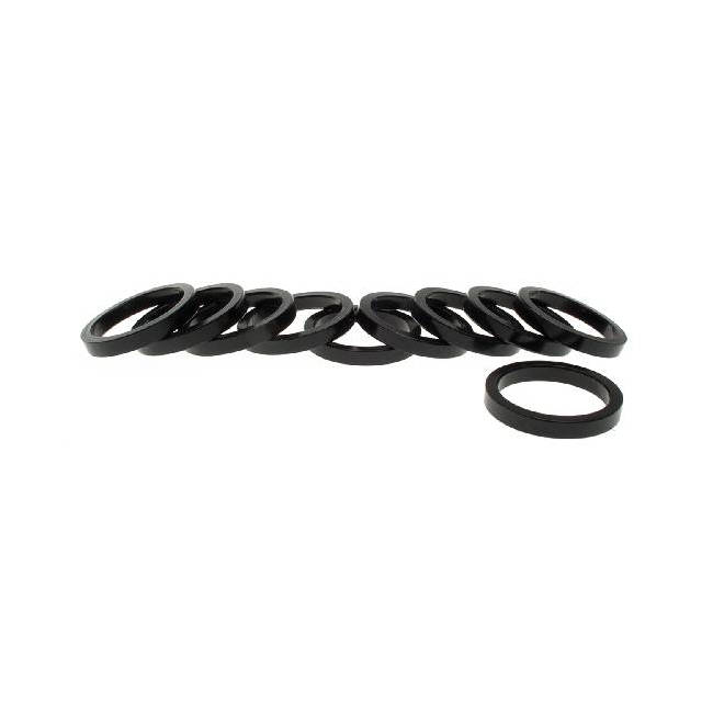 SPACER 1 1/8'' 5mm unidade de embalagem preta de 10 peças