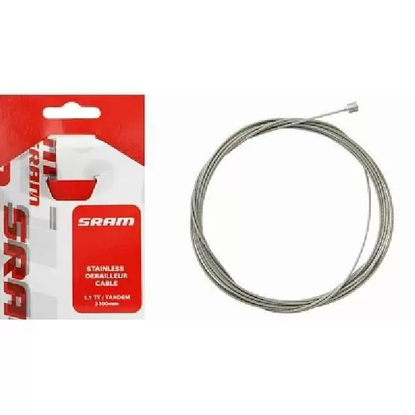 shifting cable stainless steel, 3100x1,1mm, for triathlon and tandem - image