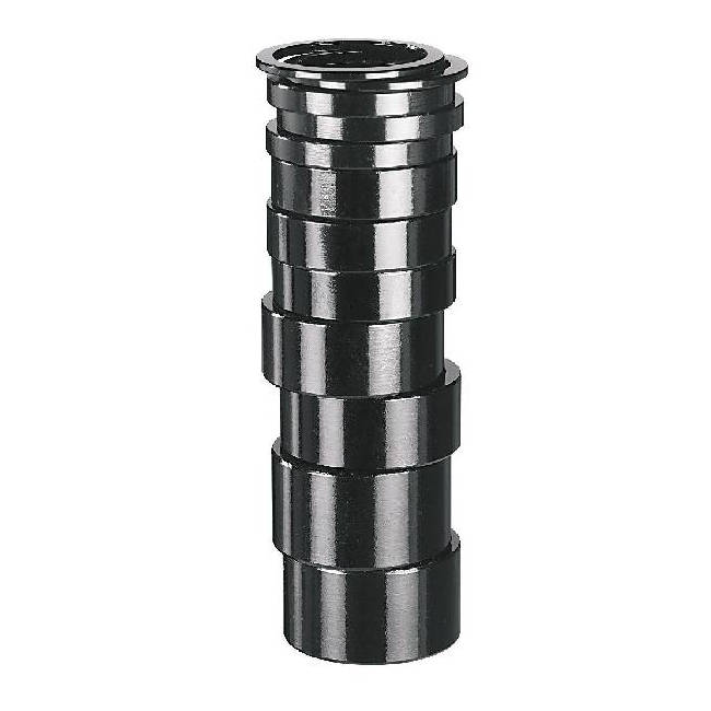 ESPACIADOR 1 1/8'' 10mm negro embalaje unidad de 10 piezas